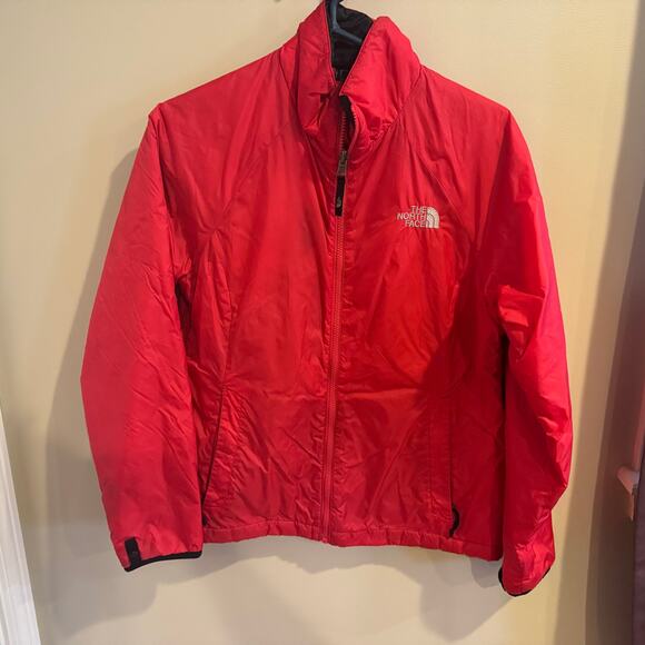 North Face Womens Coat Pink Lined Quilted Windbreaker Size Medium - Picture 2 of 6